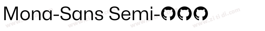 Mona-Sans Semi字体转换